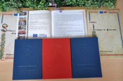 Receiving Diplomas