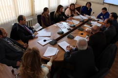 Обсуждение в Международном научно-образовательном центре НАН РА