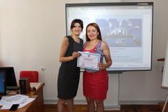 Awarding Certificates to Trained Academic Staff