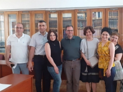 Professor from University of Bologna  Giuseppe Cecere Delivering Lectures in Armenia