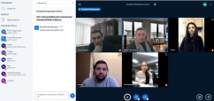 Meeting with the students going to Tusha University