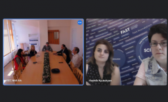 Հանդիպում Կենտրոնի տնօրենության և FAST հիմնադրամի ներկայացուցիչների միջև SciNova ծրագրի շրջանակներում