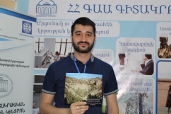 An ISEC student Avet Galstyan has got the opportunity to work at NAS RA Institute of Geological Sciences