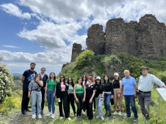 The trip of ISEC students and graduates to the historical and cultural places of  Armenia