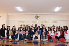 Դիպլոմների հանձնման հանդիսավոր արարողություն ՀՀ ԳԱԱ ԳԿՄԿ-ում