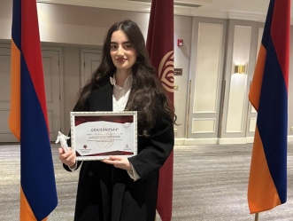 ԳԿՄԿ մագիստրանտ Արփինե Հակոբյանը՝ «Առաջարկ Հայաստանին» մրցույթի մրցանակակիր