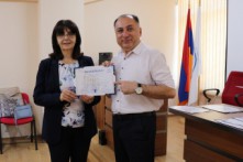 The series of events for the American-Armenian guest was concluded at the ISEC.