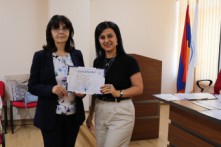  The series of events for the American-Armenian guest was concluded at the ISEC.