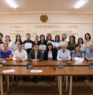 The series of events for the American-Armenian guest was concluded at the ISEC.